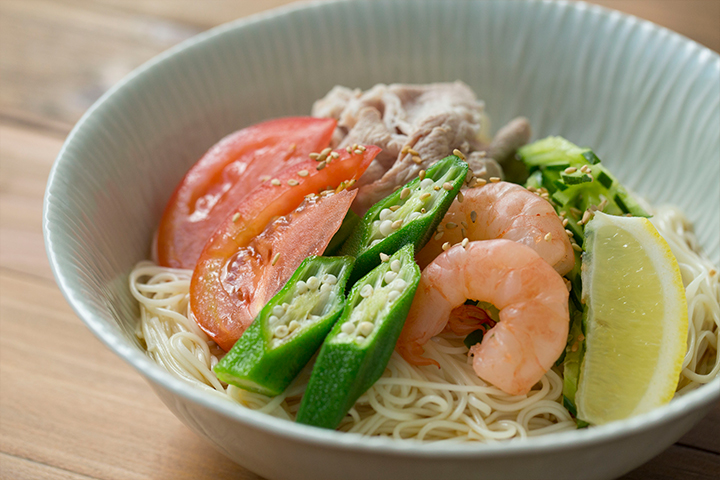 ぶっかけそうめん