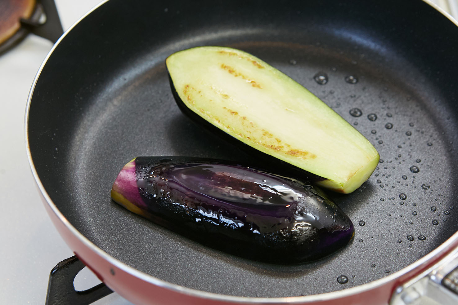 茄子の香味みそ焼き