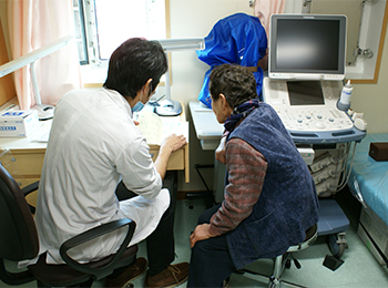 新しい済生丸が初の瀬戸内海巡回に