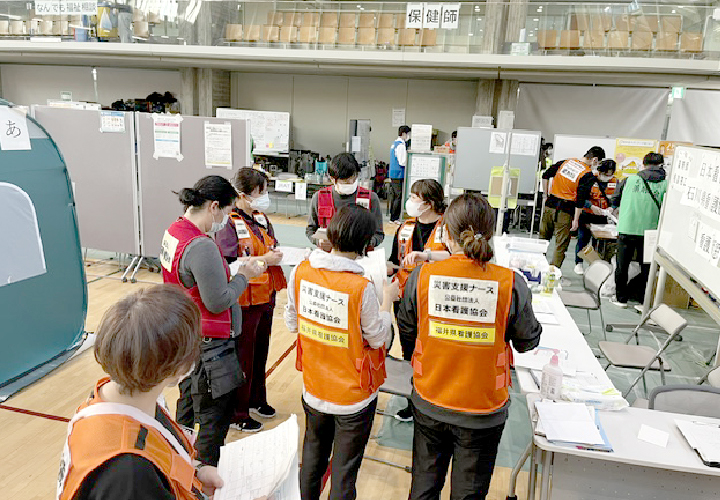 能登半島地震後には、DMATとして全国20以上の済生会病院から医師・看護師・介護士などが現地の各病院へ派遣