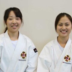 看護学生が少林寺拳法世界2位の演武を披露