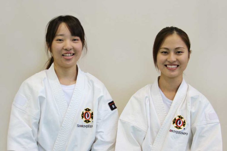 看護学生が少林寺拳法世界2位の演武を披露