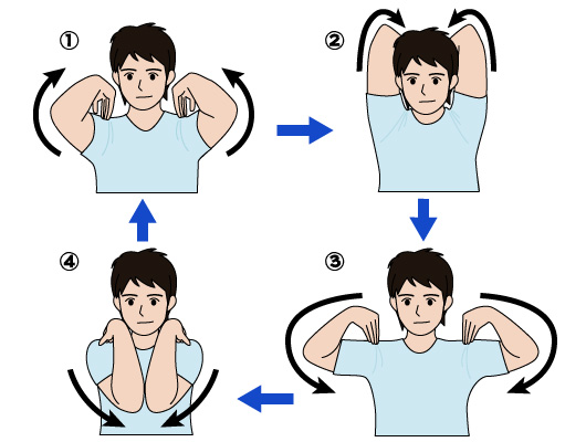 肩こり改善体操