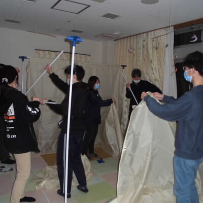 2施設同時に夜間訓練