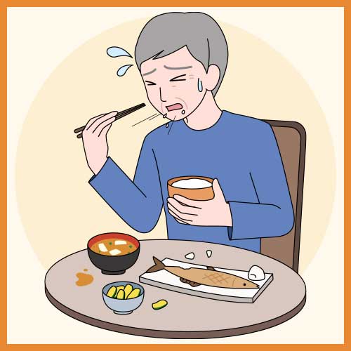 飲み込みづらい？ 食べこぼしが増えた？ それって「オーラルフレイル」かも！？