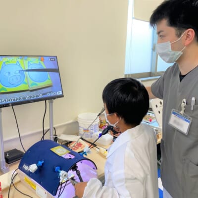 病院で働く親の仕事を身近に感じて