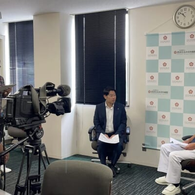 地元のテレビ番組に吉岡院長が出演