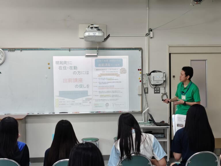 専門職と高校生が連携し地域の健康づくりを推進