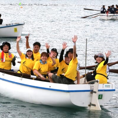 多職種でカッターレース