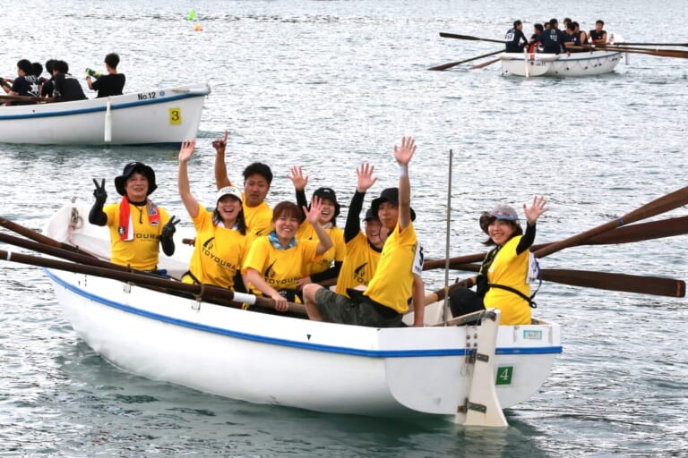 多職種でカッターレース