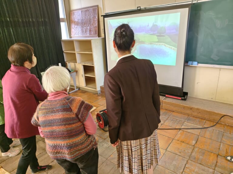 高校生から高齢者へ介護予防体操を初実施