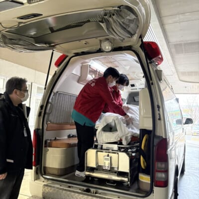 病院救急車による転院搬送をスタート