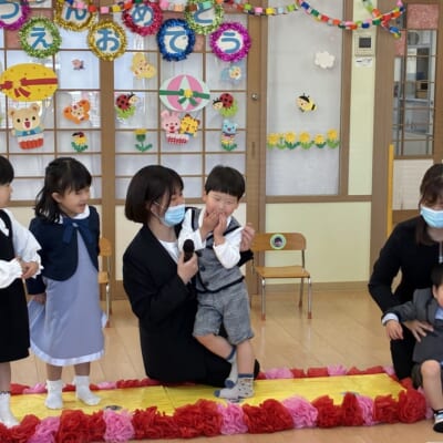 院内託児所なでしこルームでの卒園式