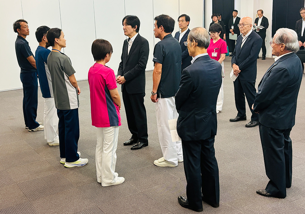 みすみ病院・被災職員へのお声掛け